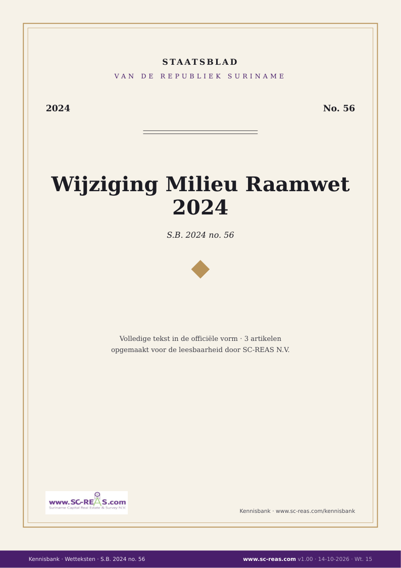 Kaft Wijziging Milieu Raamwet 2024