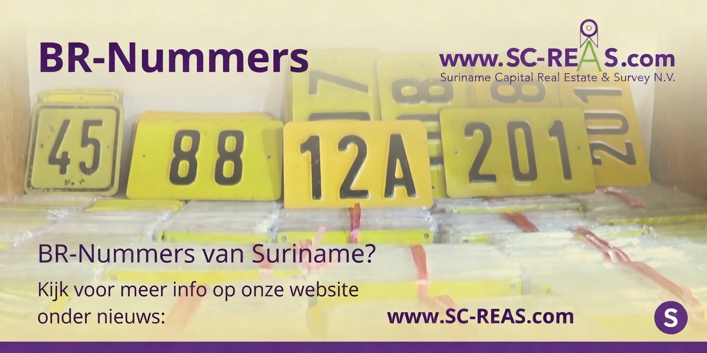 Het verschil tussen BR-nummer, huisnummer en perceelnummer in Suriname